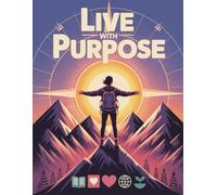 Live With Purpose - Writing Journal : 90 GSM, Ruled , Paperback