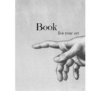 Live Your Art: Sketch Book - 50 Pages, 8.5” x 11” Large Notebook for Drawing, Doodling & Sketching - Blank Paper Art Journal for Kids and Adults