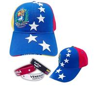 Live Your Roots Bandera de Venezuela 7 Estrellas Histórica 1954-2006 Contenido: 1 Gorras Tricolor Talla M + 1 Pulsera “hasta EL Final” Representa a una Bandera Venezuela 7 Estrellas (Tricolor Sola)