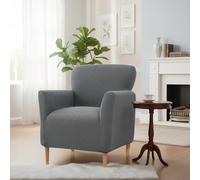 LiveGo Funda elástica para sillón de banquete, fundas de silla de punto con brazos, funda antideslizante e impermeable para sala de estar, oficina, recepción y protector de muebles apto para mascotas