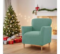 LiveGo Funda elástica para sillón de banquete, fundas de silla de punto con brazos, funda antideslizante e impermeable para sala de estar, oficina, recepción y protector de muebles apto para mascotas