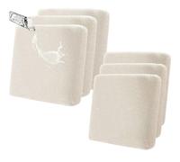 LiveGo Fundas de cojín de patio al aire libre, fundas de repuesto lavables para cojines de sofá y sofá al aire libre, protectores de asiento suaves y duraderos para muebles de patio (6, beige)