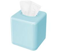 Livelab Funda y Soporte para Caja de Pauelos - Dispensador de Pauelos Decorativos de Plstico Cuadrado - Estilo Cubo Moderno - Para Bao Sala d