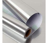 Livelynine 40CMX1000CM Vinilo Acero Inoxidable Vinilo Para Frigorifico Lavavajillas Vinilos Nevera Embellecedor Encimera Cocina Vinilos Adhesivo Metalizado Antisalpicaduras Cocina Adhesivo Metal