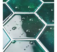 Livelynine Azulejos Adhesivos Cocina con Relieve 30CMx30CM Impermeable Azulejos Adhesivos Baño 3D Vinilos Cocine Azulejo Efecto Marmol Verde Baldosas Adhesivas Pared Cocina Vinilos Adhesivo 4 Losetas