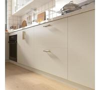 Livelynine Papel Adhesivo para Muebles Beige Mate 40CMx9.32M