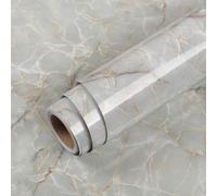 Livelynine Papel Adhesivo Para Muebles Marmol Azul Verde Rollo Vinilo Adhesivo Para Encimera de Cocina Vinilos Para Baños Mesas Encimeras de Cocina Muebles Papel Vinilico Autoadhesivo Cocina 40CMX2M