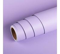 Livelynine Papel Pintado Autoadhesivo Morado Papel Pintado Infantil Niña Papel Tapiz Paredes Dormitorio Rollos Vinilos Infantiles Papel de Pared Lila Papel Pintado Púrpura Adhesivo Colores 40CMX2M