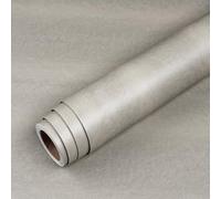 Livelynine Papel Pintado Autoadhesivo Pared Dormitorio Texturizado Gris 40CMx5M Vinilo Adhesivo Cocina Gris Lavable Papel Adhesivo Pared Baño Papeles Vinilo Adhesiva Muebles Puertas de Armario