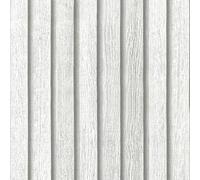 Livelynine Papel Pintado Autoadhesivo Pared Efecto Paneles de Madera 3D 40CMx10M Lavable Papel Pintado Maderas Blanca Papeles Adhesivo Pared Listones de Madera Dormitorio Salon Vinilo Adhesivo Pareds