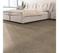 Livelynine Papel tapiz Chevron de madera natural para despegar y pegar 15.8 x 78.8 pulgadas