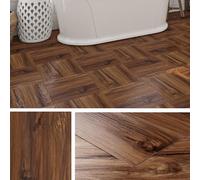 Livelynine Suelo Vinilico Autoadhesivo Madera Vintage 30x30CM 32-Baldosas Adhesivas Suelo Baño Vinilo Adhesivo Suelo Cocina Impermeable Suelos de Vinilo Adhesivos para Suelos Parquet Habitación