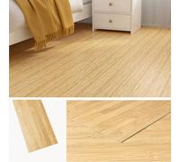 Livelynine Suelo Vinilo Autoadhesivo Madera Clara Vinilo Adhesivo Suelo Baño Impermeable Baldosas Adhesivas Suelos Vinilico Autoadhesivo Madera Suelos Laminado Maderas Claro Cocina 90x15, 18 Piezas