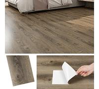 Livelynine Suelo Vinilo Autoadhesivo Madera Roble Natural 32 Piezas Impermeable Vinilo Adhesivo Suelo Madera Laminado Marrón 90x15 Suelos de Vinilos Adhesivos para Suelos Cocina Baño Dormitorio Salon