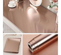 Livelynine Vinilo Acero Inoxidable Lavavajillas Oro Rosa Vinilo Adhesivo Nevera Frigorifico 40CMx5M Papel Adhesivo para Muebles Electrodomesticos Vinilo Encimera Cocina Antisalpicaduras Papel Pintado