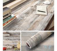 Livelynine Vinilo Adhesivo Muebles Madera Rustica Papel Pintado Autoadhesivo Pared Madera Claro Papel Adhesivo para Muebles Escritorio Mesa Puerta Papeles Pared Dormitorio Cocina Baño 40CMx2M