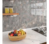 Livelynine Vinilo Adhesivo Pared Cocina Marmol Gris 40CMx5M Papel Pintado Autoadhesivo Cocina Baño Geometrico Gris y Dorado Rosa Papel Adhesivo Pared Lavable Papeles Pareds Autoadhesivo Hexágonos