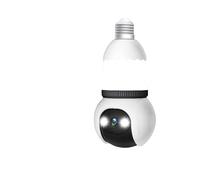 Livelyto Bulb Camera, 4MP Light Bulb Security Camera 2.4GHz Wireless Outdoor Indoor Camera with Night Vision, Smart Porch Lights with Cameras As Easy to Install As Changing Light Bulbs (1Pcs)