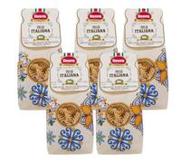 LIVERA- Fusilloni BIO pasta de sémola de trigo duro ecológica, pasta extruida al bronce de secado lento, pasta italiana, elaboración artesanal, paquete de 5 x 500g.
