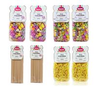 LIVERA-KIT DE DEGUSTACIÓN paquete mixto de pasta italiana, secado lento, pasta aromatizada paquete 6 x 0,500 g 2 x 0,250 g