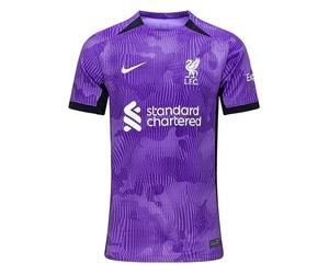 Liverpool DX9851-568 LFC Y NK DF STAD JSY SS 3R T-Shirt Unisex Space Purple/White Tamaño S