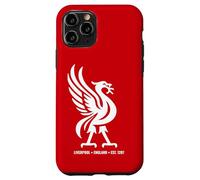 Liverpool England EST. 1207 Colossal Liverbird Blanco Print Carcasa para iPhone 11 Pro