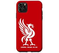 Liverpool England EST. 1207 Colossal Liverbird Blanco Print Carcasa para iPhone 11 Pro MAX