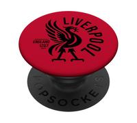 Liverpool England EST. 1207 Redondo Negro Impresión PopSockets PopGrip Adhesivo