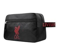 Liverpool F.C. Neceser colgante para hombre, con bolsillo con cremallera y escudo oficial del club, artículos esenciales de viaje para hombres, regalos para él
