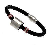 Liverpool F.C. Pulsera de Cuero con Anillo de Color