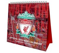 LIVERPOOL FC 2026 POSTCARD DESK EASEL CALENDAR