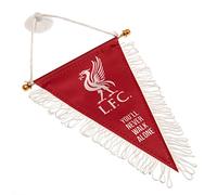 Liverpool FC - Banderín You'll Never Walk Alone Diseño Triángulo (Talla Única) (Rojo, Blanco)