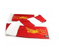 Liverpool FC Bufanda de fútbol de color degradado, producto oficial Rojo/Blanco/Amarillo Talla única