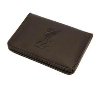 Liverpool FC Cartera de viaje oficial de piel con escudo en relieve