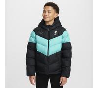 Liverpool FC Chaqueta con capucha y relleno sintético de fútbol Nike - Niño/a - Negro S