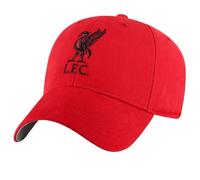 Liverpool FC Gorra unisex para adultos (talla única) (rojo/negro), rojo/negro, talla única, rojo y negro, Talla única