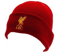 Liverpool FC - Gorro Beanie para Adultos Unisex (Talla Única) (Rojo, Amarillo)