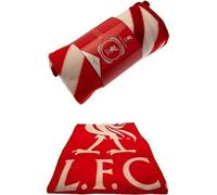 Liverpool FC Manta Polar Grande Talla 125cm x 150cm Roja Blanca LFC