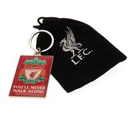 Liverpool FC Oficial NUNCA PODRÁS Solo Llavero con Bolsa de Regalo de Terciopelo Stock