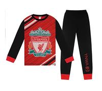 Liverpool FC - Pijama Largo Serigrafiado para niño - Producto Oficial - Rojo/Negro - 3-4 años