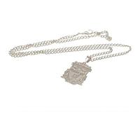 Liverpool FC Silver Plated Crest Pendant & Chain by footballsouvenirs
