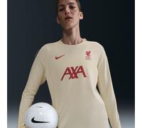 Liverpool FC Strike Special Edition Camiseta de fútbol con cuello redondo de tejido Knit Nike Dri-FIT - Mujer - Blanco L (EU 44-46)