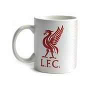 Liverpool FC - Taza modelo Halftone (Tamaño Único) (Blanco/Rojo)