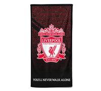 Liverpool Football Crest - Toalla de Playa 100% algodón, Malla LFC, Toalla de baño, Regalo para Adolescentes, Hombres y niños, 70 x 140 cm