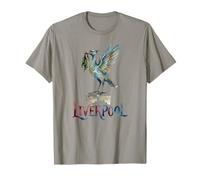 Liverpool Inglaterra Acuarela Aves Hí Camiseta