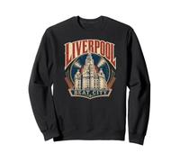 Liverpool Inglaterra Beat City Royal Liver Building Sudadera