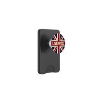 Liverpool Inglaterra Gran Bretaña Bandera Reino Unido Nacido Y Criado Música PopSockets PopWallet para MagSafe
