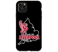 Liverpool Inglaterra Mapa EST. 1207 con Liverbird Carcasa para iPhone 11 Pro MAX