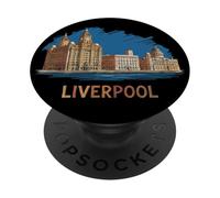 Liverpool Inglaterra Viaje Souvenir City Monumento Regalo PopSockets PopGrip Adhesivo