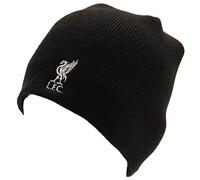 Liverpool Knitted Mass Crest Beanie Hat Black